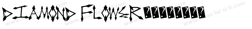 Diamond Flower字体字体转换